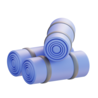 3d illustratie yoga mat png