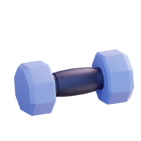 3d illustration dumbbell png