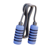 3d illustration de sauter corde png