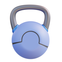 3d illustrazione kettlebell png