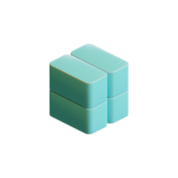 Cube 3D Render Element png