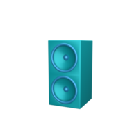 3d icono prestados sonido altavoz png