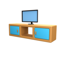 3d icon rendered tv set png