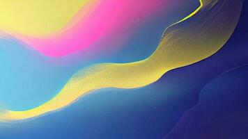 Colorful Abstract Background With Creative Waves Texture. photo