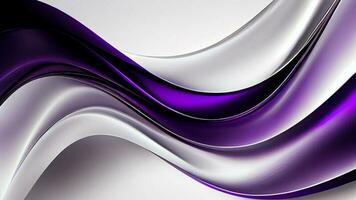 Abstract Smooth Wavy or Silk Fabric Background. 3D Rendering. photo