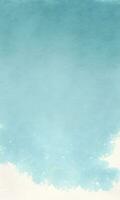 Pastel Blue Abstract Watercolor Background. photo