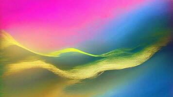 Multicolored Abstract Background With Creative Waves Texture. photo