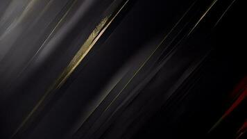 Abstract Dark Diagonal Lines Background With Golden Texture. photo