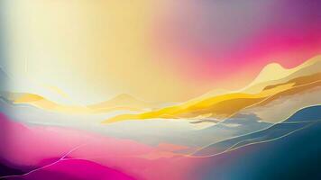 Colorful Acrylic Abstract Texture Background. photo