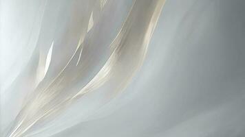 Abstract Texture Gray Background With Golden Brush Wave. photo