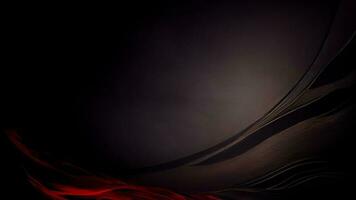 Black And Red Abstract Wavy Background. photo