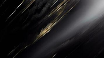 Abstract Texture Black And Golden Background. photo