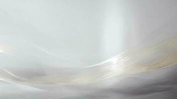 Abstract Elegant Shiny Gray Background With Golden Brush Wave. photo