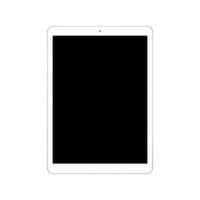 Tablet isolated on a white background. Stock photography photo