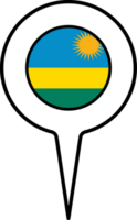 Rwanda flag Map pointer icon. png