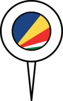 seychelles bandera alfiler ubicación icono. png