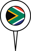 Sud Afrique drapeau épingle emplacement icône. png