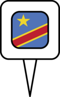 Republic of the Congo flag pin place icon. png