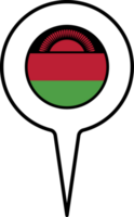 Malawi flag Map pointer icon. png