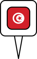 Tunisia flag pin place icon. png