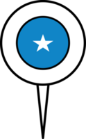 Somália bandeira PIN localização ícone. png