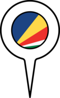 Seychelles flag Map pointer icon. png