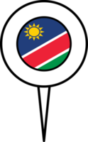 Namibia flag pin location icon. png