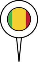 mali bandeira PIN localização ícone. png