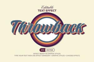 Colorful text effect layered style. Editable text effect style. vector