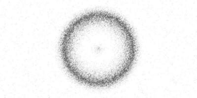Circle grain noise texture background, grunge gradient, dirty distressed effect. vector
