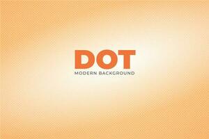 Orange modern background with dot textured. vector