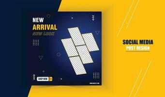 Social Media Post Design. vector