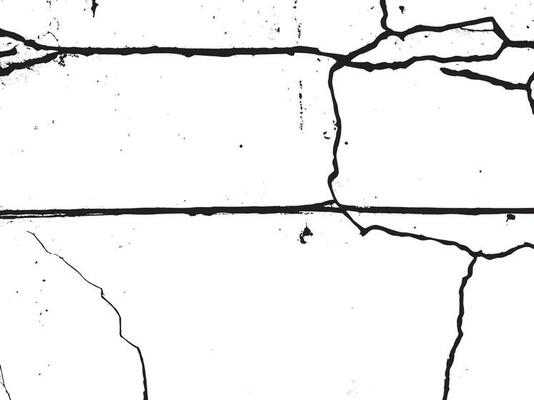 Vector of cracked wall background