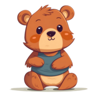 orso cartone animato elemento png