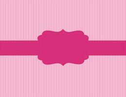 Pink Vector Background With Banner, Isolated Background.