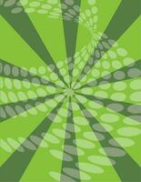 Green Retro Vector Background, Isolated Background.