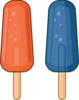 Ice Pop, Isolated Background. vector