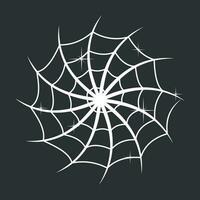 Spider Web Graphics, Isolated Background. vector