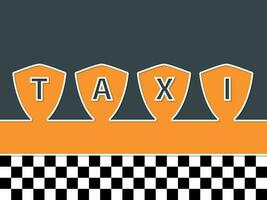 Taxi Background, Isolated Background. vector