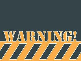 Warning Sign Vector Background, Isolated Background.