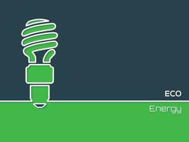 Save Energy, Isolated Background. vector