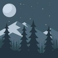 Night Sky, Isolated Background. vector