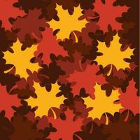 Autumn Leaves Vector Background, Isolated Background.