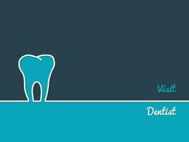 Visit Dentist Graphic Background, Isolated Background. vector