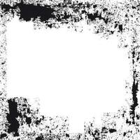Grunge Frame Vector Image, Isolated Background.