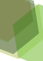 Green Abstract Page Design, Isolated Background. vector