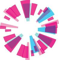 resumen gráfico elemento vector acortar arte, aislado antecedentes.