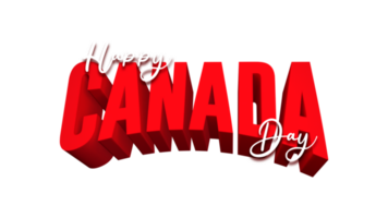 Feliz dia do Canadá png