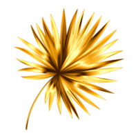 d'or tropical feuille png