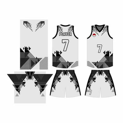 Blank Basketball Jersey Template Stock Illustration - Download